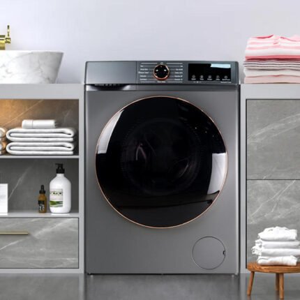360 Smart Front Loading 8/10/12/15kg 14.5-cu ft High Efficiency Stackable Washer Stainless Steel Tub 2026 Dryer Optional
