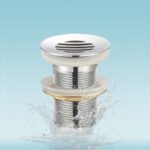 Large Basket Heavy-Duty Clog Prevention Strainer Sinks Brass Stainless Steel Basin Drain