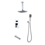 Hot Sale Wall Mounted Bathroom Shower Faucet Rainfall Pressurized Shower Head for Bathroom